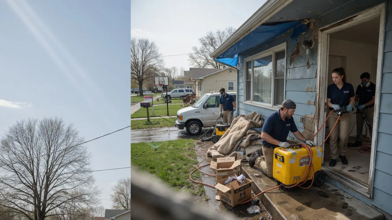 Basement Flood Cleanup in Collins, OH near me